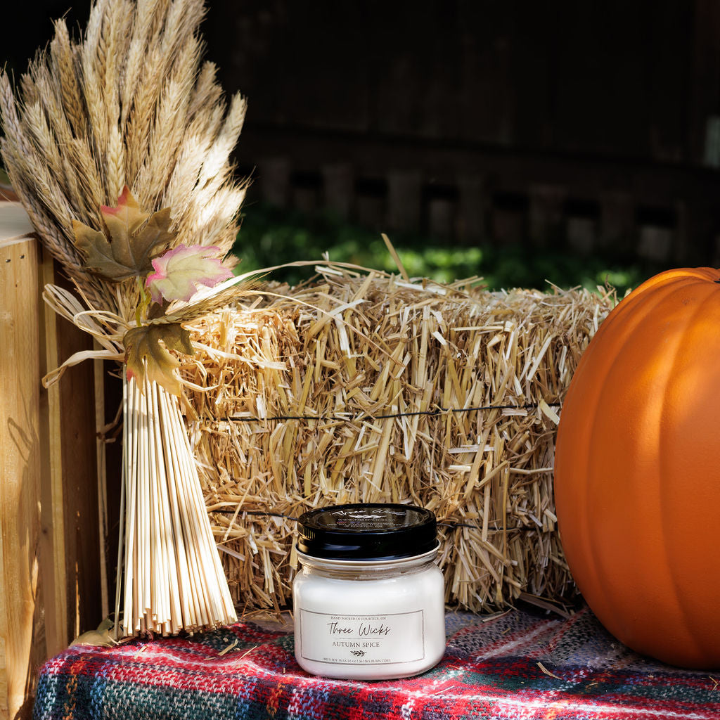 6 oz Mason Jar - Fall Scents