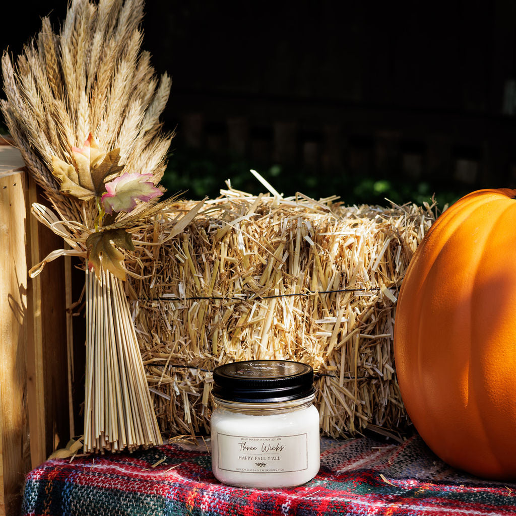 6 oz Mason Jar - Fall Scents