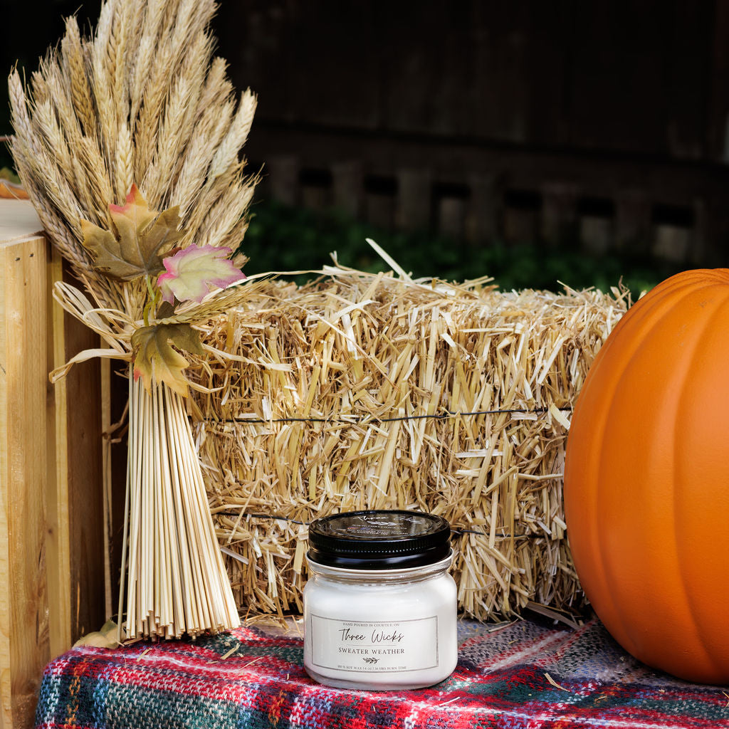 6 oz Mason Jar - Fall Scents